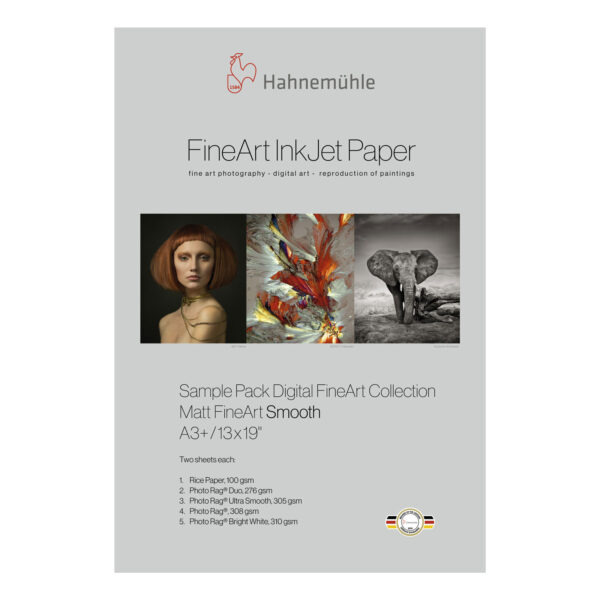 Hahnemühle Matt FineArt Smooth Sample Pack A3+ (10 Sheets)