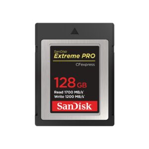 SanDisk Extreme PRO CFexpress Card 1700MB/s 128GB